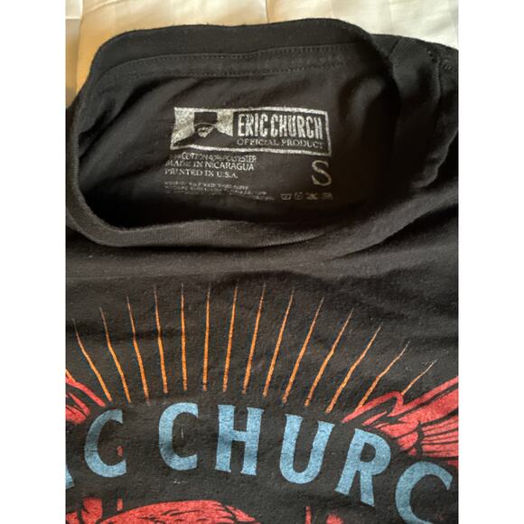 ERIC CHURCH CONCERT TEE size Small S “The Gather Again Tour” - Picture 3 of 4